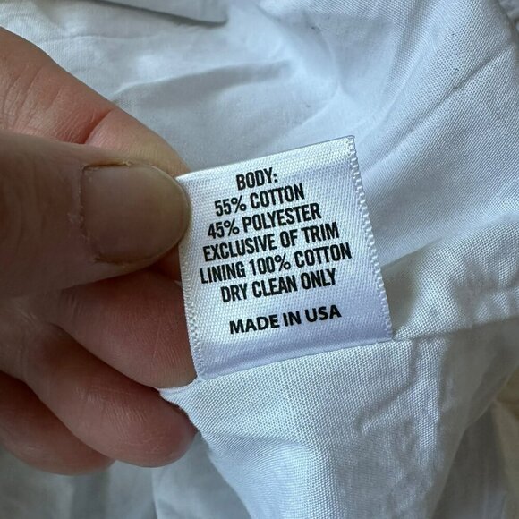 Lauren James White Sleeveless Dress With Keyhole Back XS - Picture 6 of 9